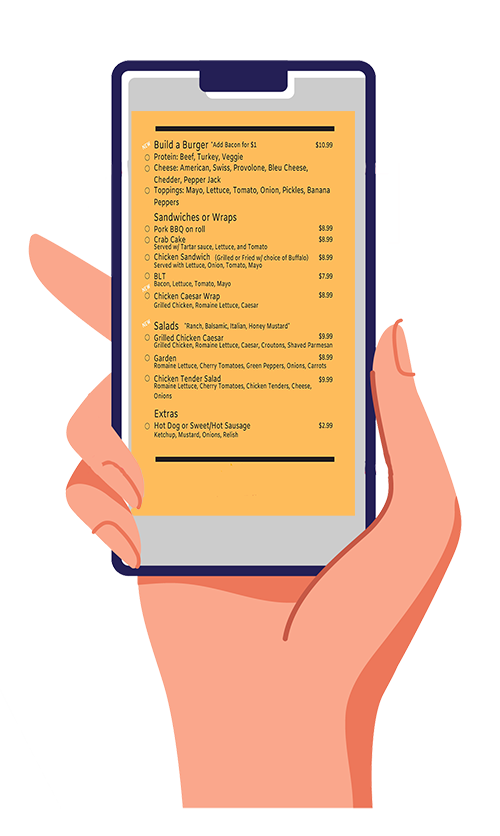 QR Contactless menu
