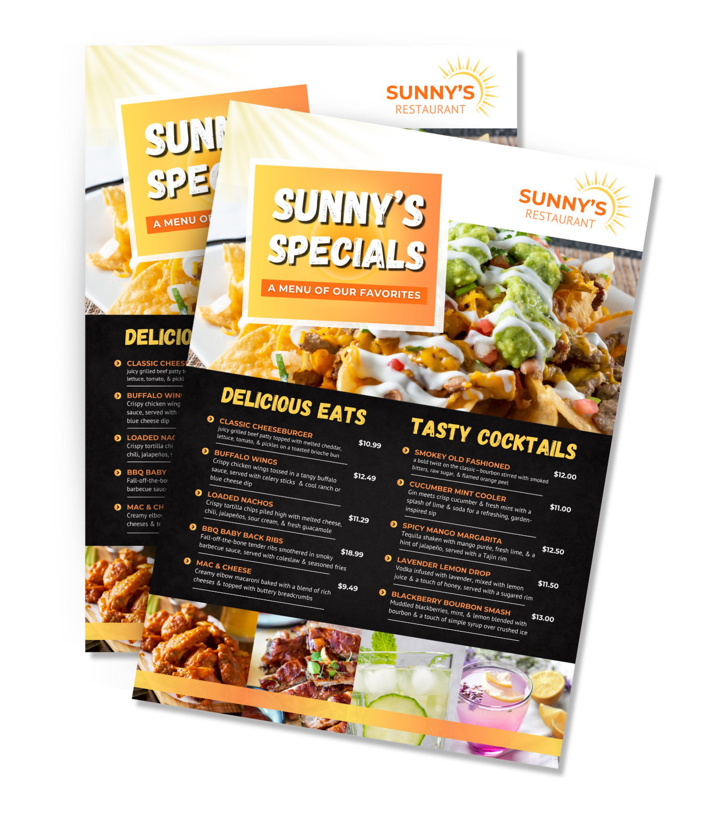 Restaurant Menu Design