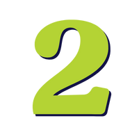 The number 2 graphic icon highlighting targeted PPC ads and pay-per-click strategies within Lebanon PA digital marketing.